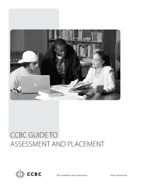Fillable Online CCBC GUIDE TO Fax Email Print - pdfFiller