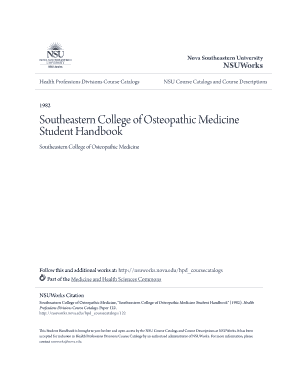 Fillable Online NSU Course Catalogs and Course Descriptions Fax Email Fillable Online NSU Course Catalogs and Course Descriptions Fax Email