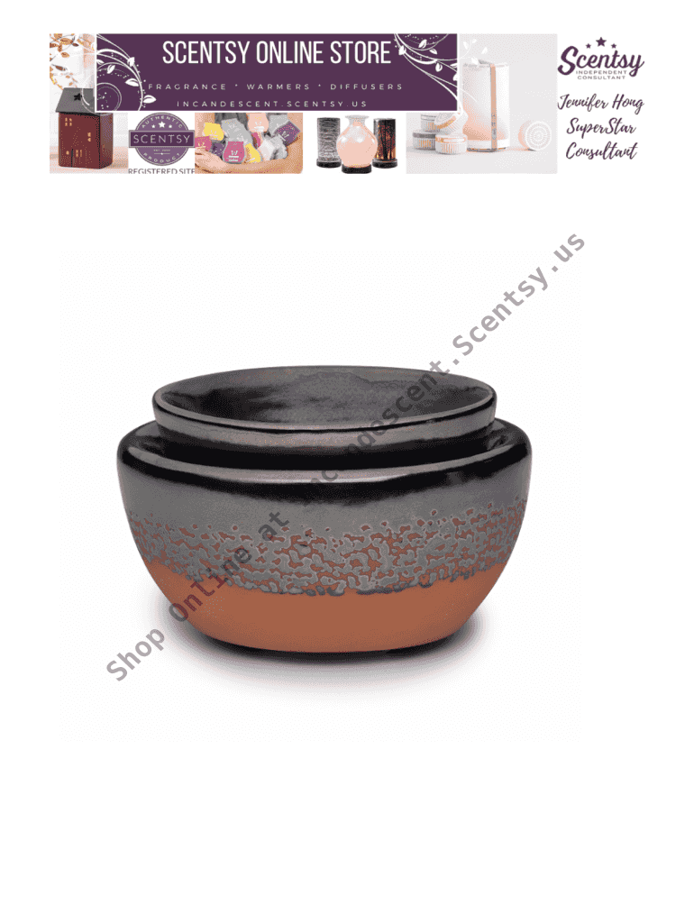 Fillable Online ZUNI SCENTSY WARMER Fax Email Print pdfFiller