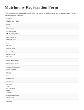 horoscope according to date of birth for marriage