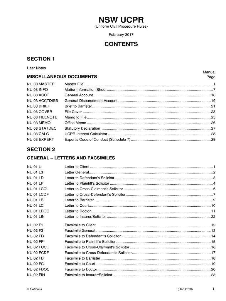 Fillable Online (Uniform Civil Procedure Rules) Fax Email Print pdfFiller