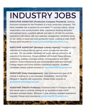 executive assistant cover letter no experience - Fill Out ...