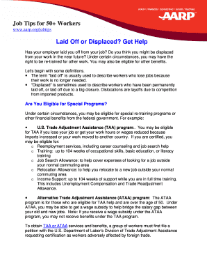 fillable laid off from job means edit online download laid off letters