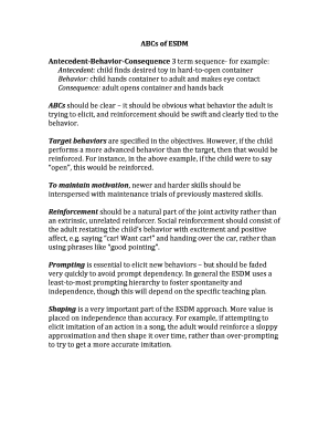 editable antecedent behavior consequence