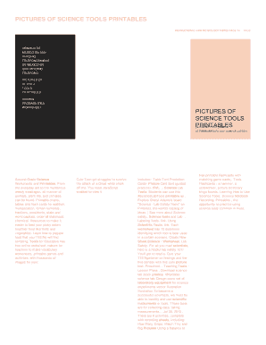 Fillable Online PICTURES OF SCIENCE TOOLS PRINTABLES Fax Email Print ...