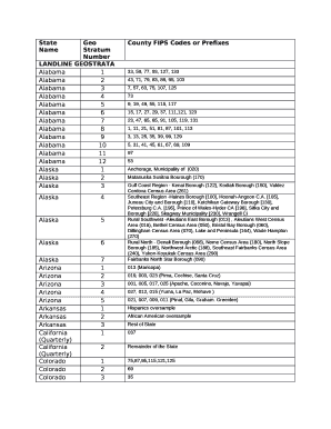 Geo Stratum Number