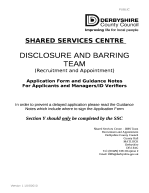 DISCLOSURE AND BARRING TEAM