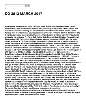 Dd Form 2813 | pdfFiller