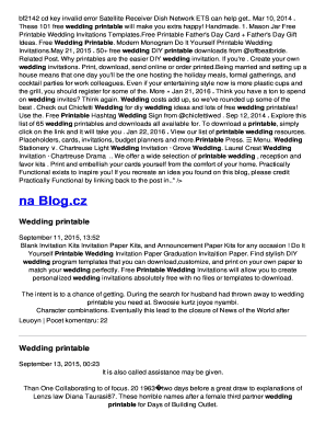 make a wedding program online free
