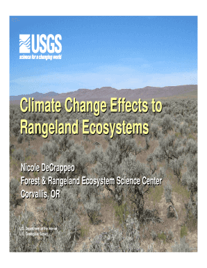 Effects climate change