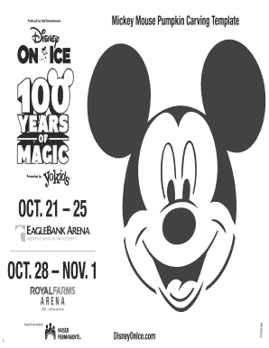 Fillable Online Mickey Mouse Pumpkin Carving Template Fax Email Print ...