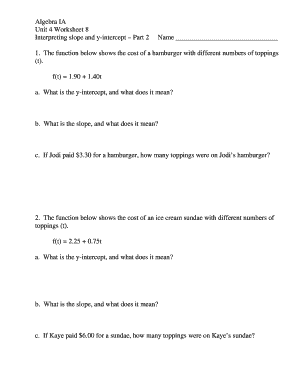 algebra ia unit 4 worksheet 8