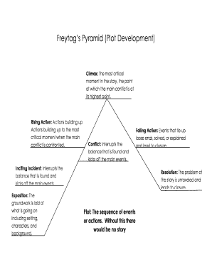Fillable Online Freytags Pyramid (Plot Development) Fax Email Print ...