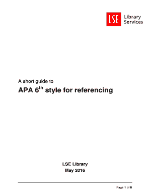 fillable apa 6th referencing example edit online print download