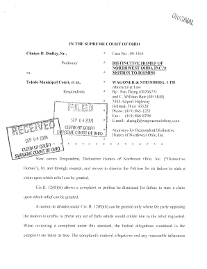ohio forcible entry and detainer complaint form - Edit ...