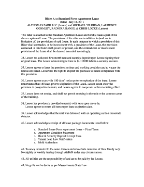 printable standard form apartment lease fixed term massachusetts standard form apartment lease massachusetts