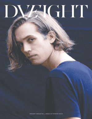 DVEIGHT MAGAZINE MEDIA KIT WINTER 2018