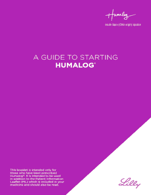 Humalog® Patient Guide