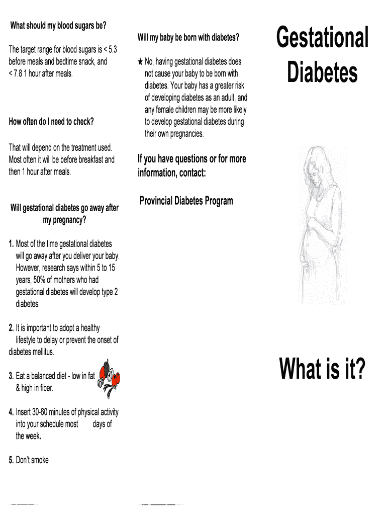 Fillable Online What should my blood sugars be Fax Email Print pdfFiller