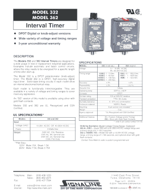 Fillable Online MODEL 332 Fax Email Print - pdfFiller