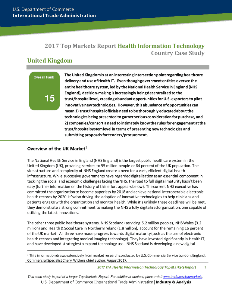 markets health information technology Preview on Page 1