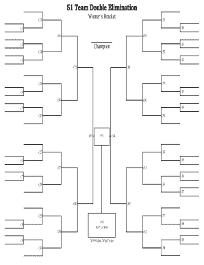 Fillable Online Double Elimination Tournament Bracket Template - KIYU ...