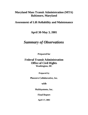 Maryland Mass Transit Administration (MTA)