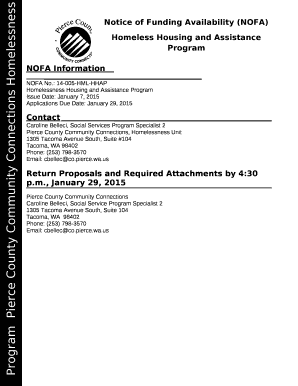 NOFA Information