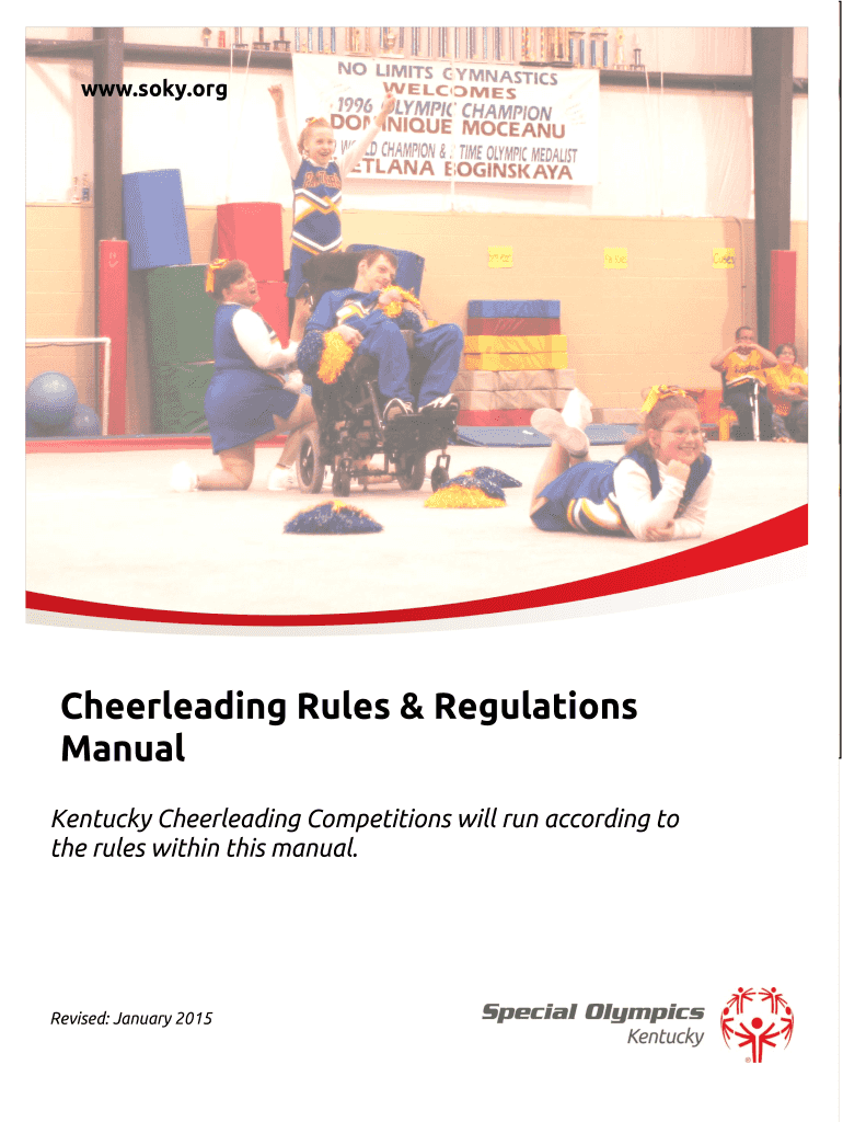 Fillable Online Cheerleading Rules & Regulations Fax Email Print