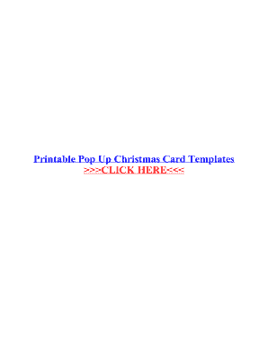 Fillable Online Printable Pop Up Christmas Card Templates Fax Email ...