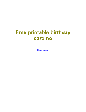 Fillable Online DownloadFree printable birthday card no Fax Email Print ...