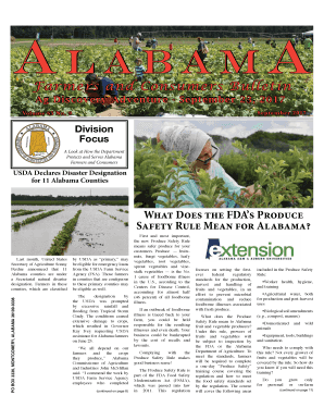 Fillable Online USDA Declares Disaster Designation Fax Email Print ...