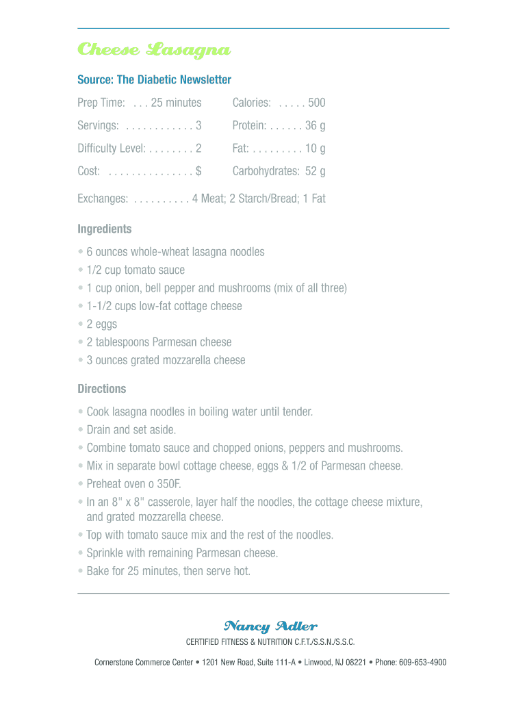 Fillable Online Source The Diabetic Newsletter Fax Email Print pdfFiller