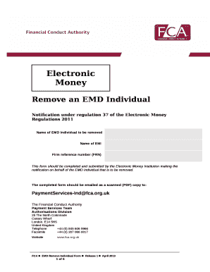 Remove an EMD Individual