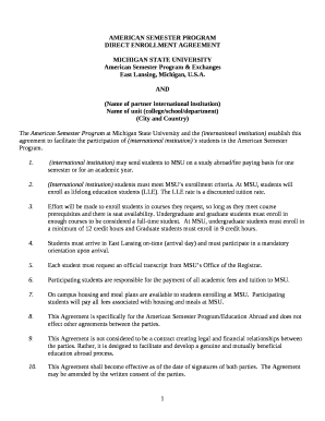 AMERICAN SEMESTER PROGRAM