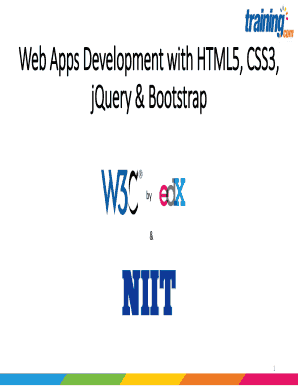 Fillable Online Web Apps Development with HTML5, CSS3, Fax Email Print ...