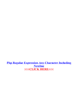 Fillable Online Php Regular Expression Any Character Fax Email Print ...