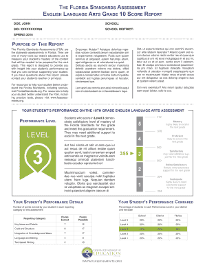 Fillable Online The Florida Standards Assessment Fax Email Print ...