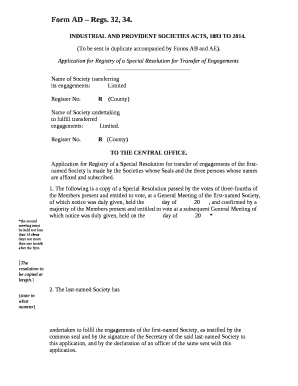 Form AD Regs