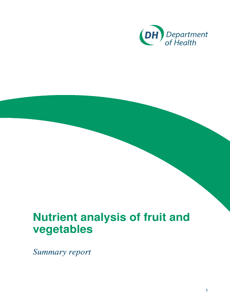 Fillable Online Nutrient analysis of fruit and Fax Email Print - pdfFiller