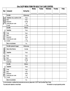 Darrel recommends best of Arizona adult care daily food menus care daily menus Arizona adult food