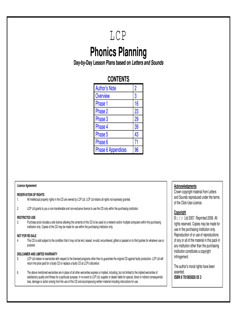 lcp phonics Preview on Page 1.