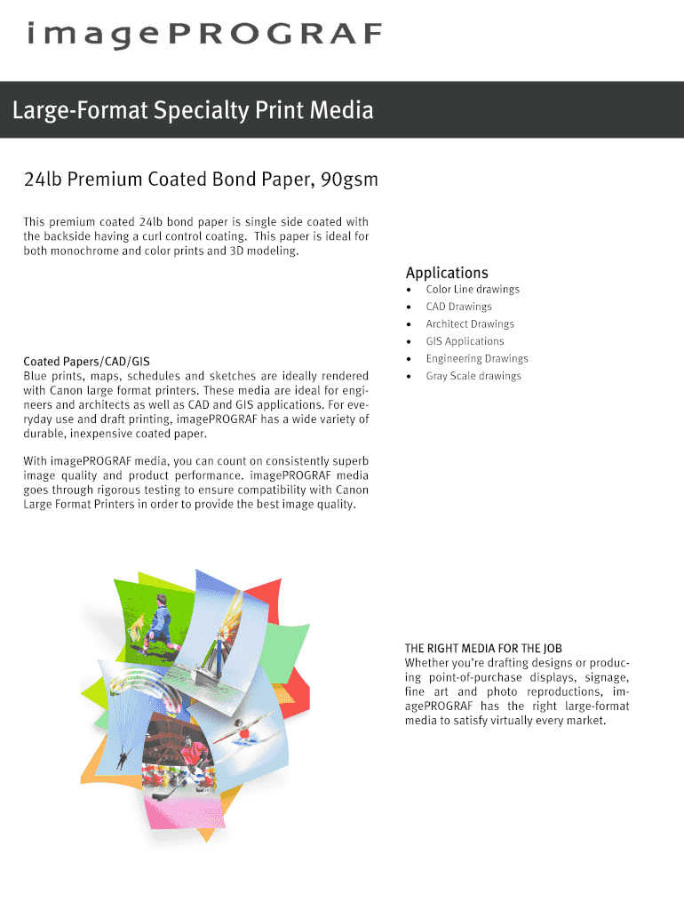 Fillable Online Large-Format Specialty Print Media Fax Email Print ...
