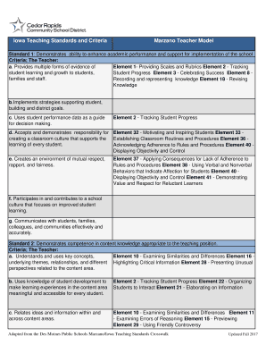 Fillable Online Marzano Teacher Model Fax Email Print - pdfFiller