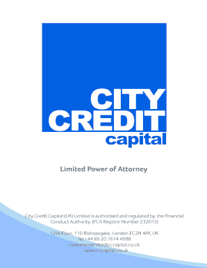 Limited Power of Attorney