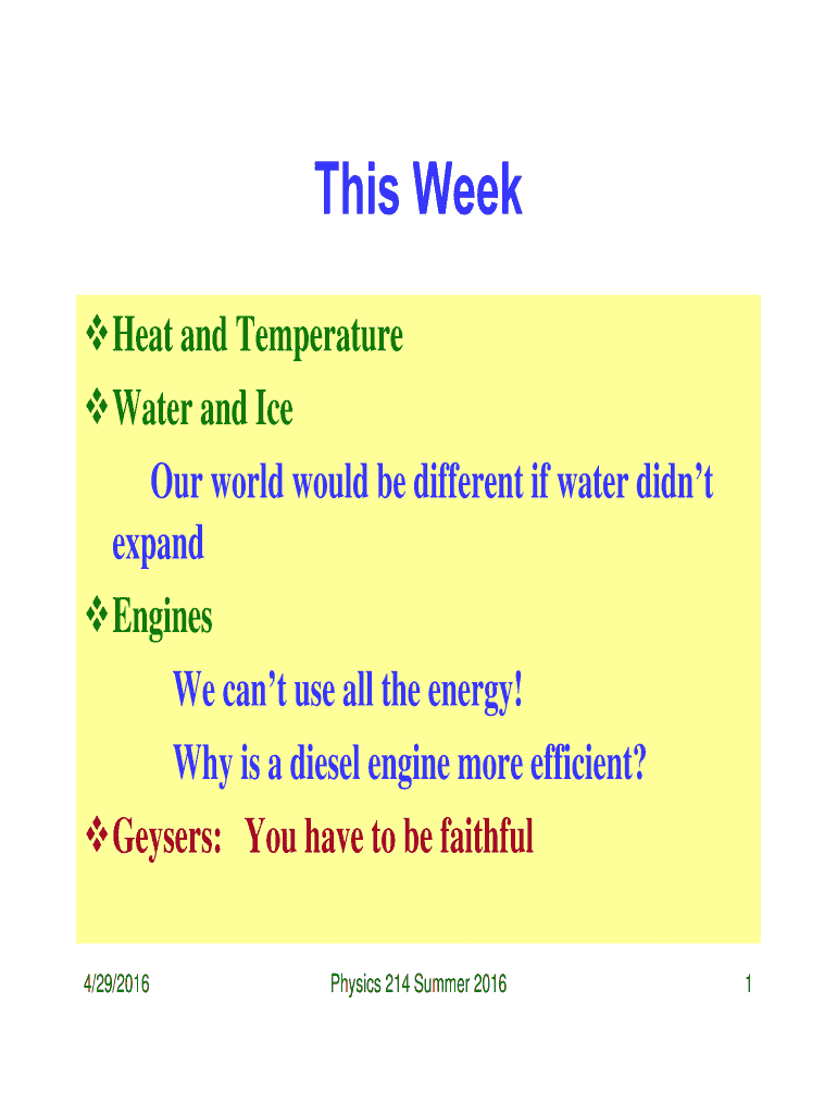 Fillable Online Heat and Temperature Fax Email Print pdfFiller
