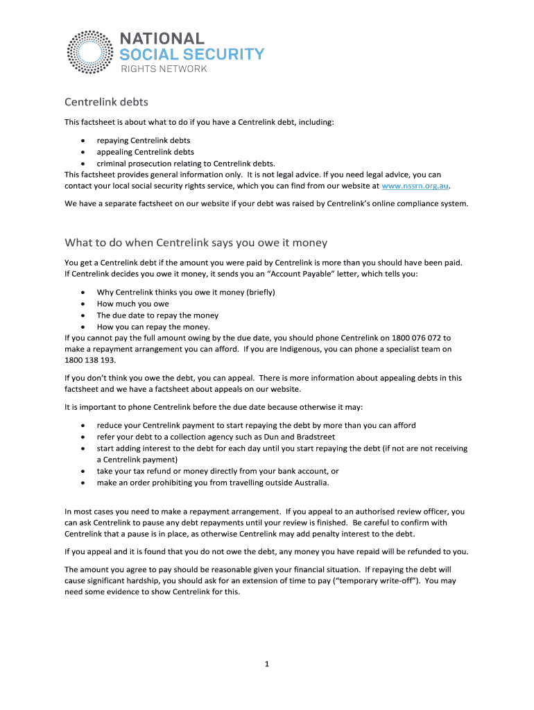 Fillable Online This factsheet is about what to do if you have a