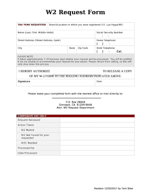 TAX YEAR REQUESTED