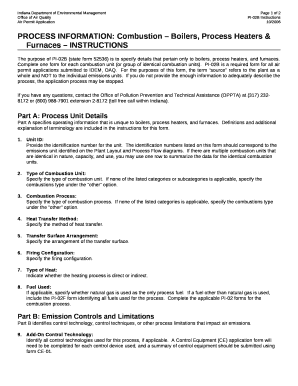 PROCESS INFORMATION: Combustion Boilers, Process Heaters & Furnaces INSTRUCTIONS