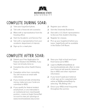 Fillable Online Complete during SOAR: Fax Email Print - pdfFiller